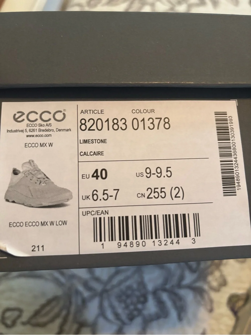 Ecco MX W Low Sneakers Worn once